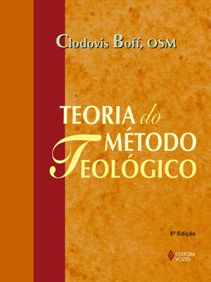 cover image of Teoria do método teológico